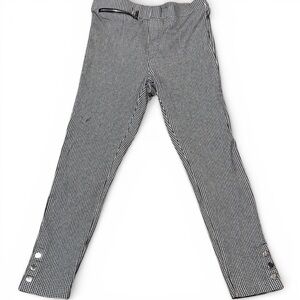 Ellen Tracy Houndstooth Patterned Skinny Cropped Pants